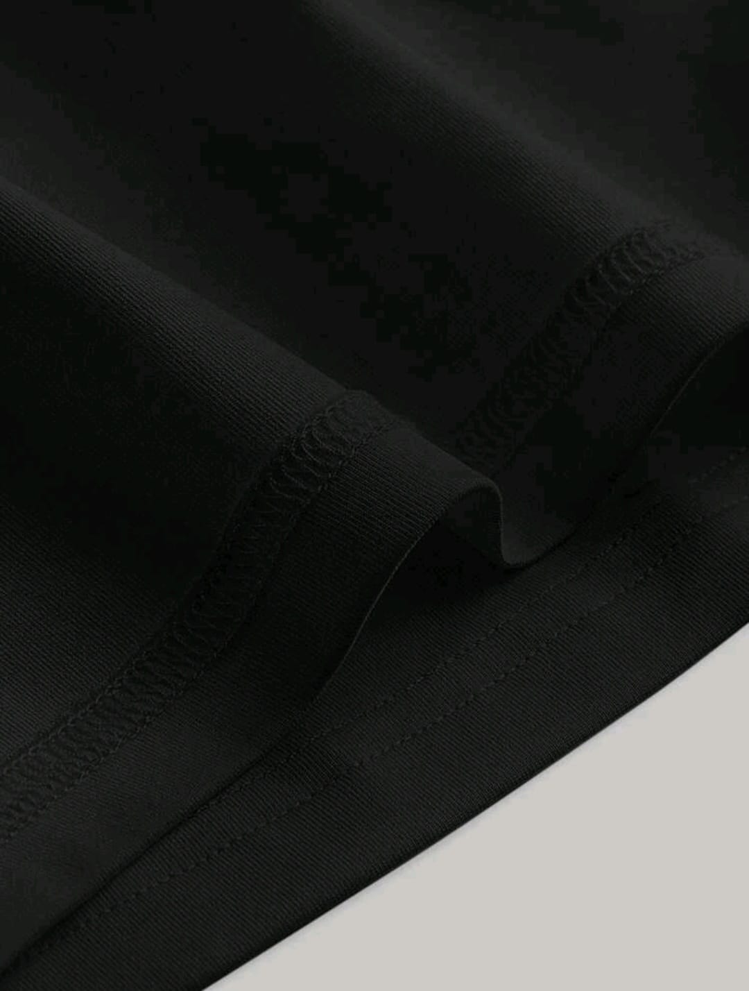 Crop Top Negro - Stretch - Talla L