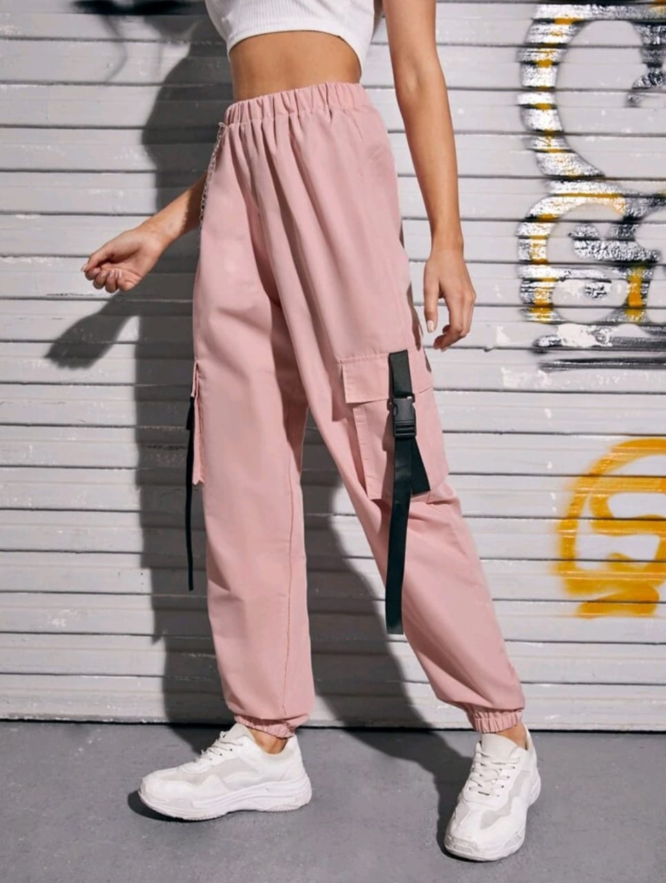 Pantalon Deportivo Rosa - Talla XL