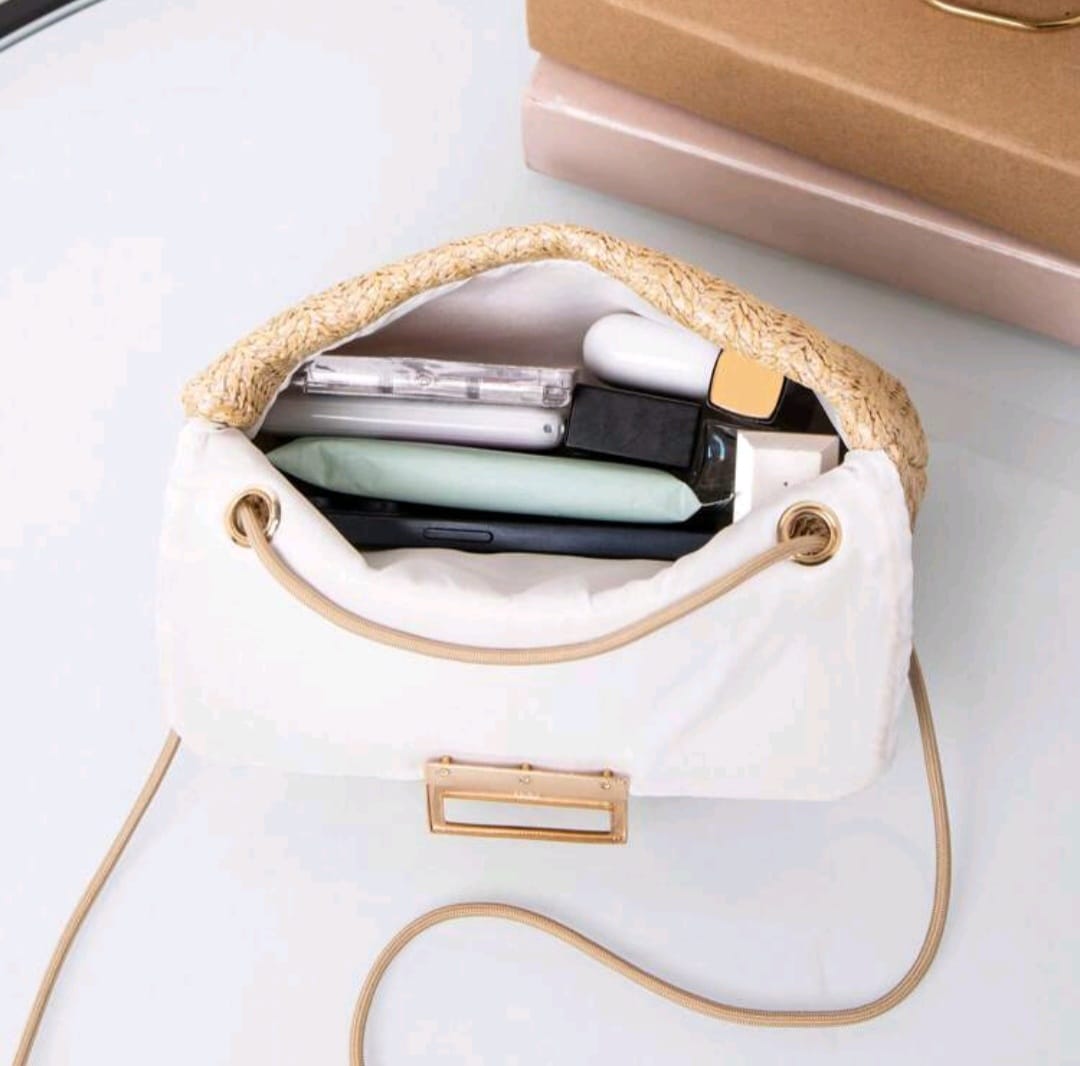 Cartera Crossbody Tipo Rattan
