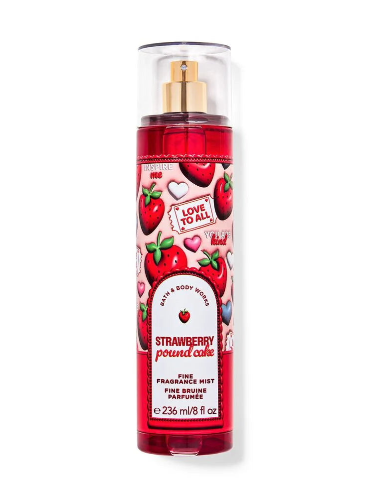 BATH & BODY WORKS Colección STRAWBERRY POUND CAKE