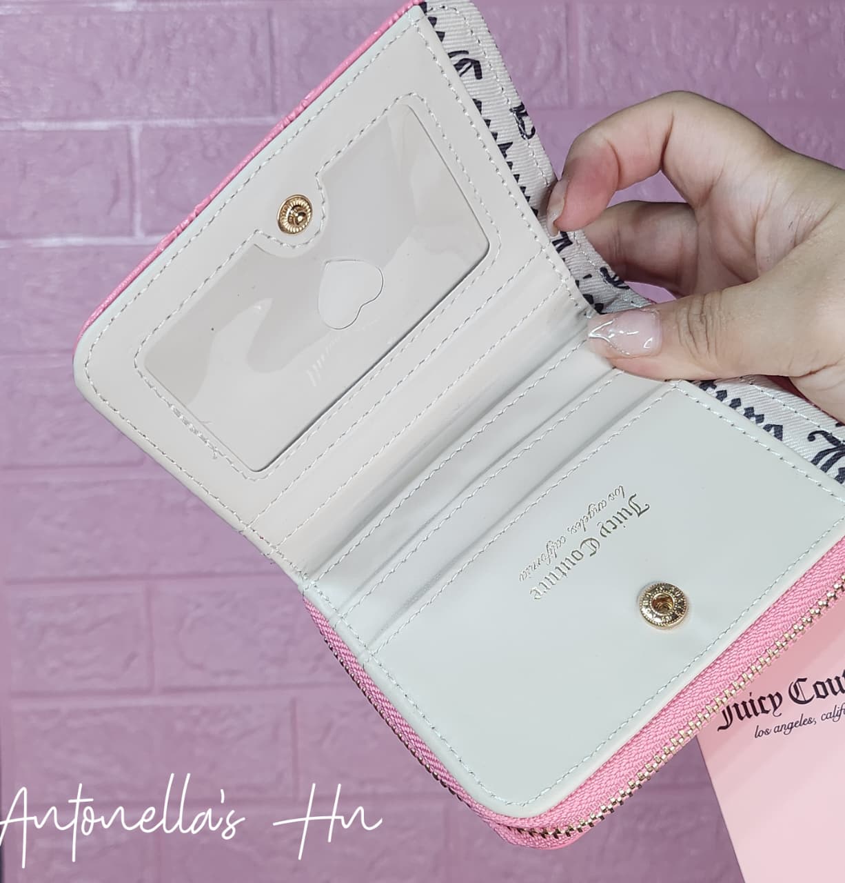 Juicy Couture Mochila y Monedero en Set Color Fuscia