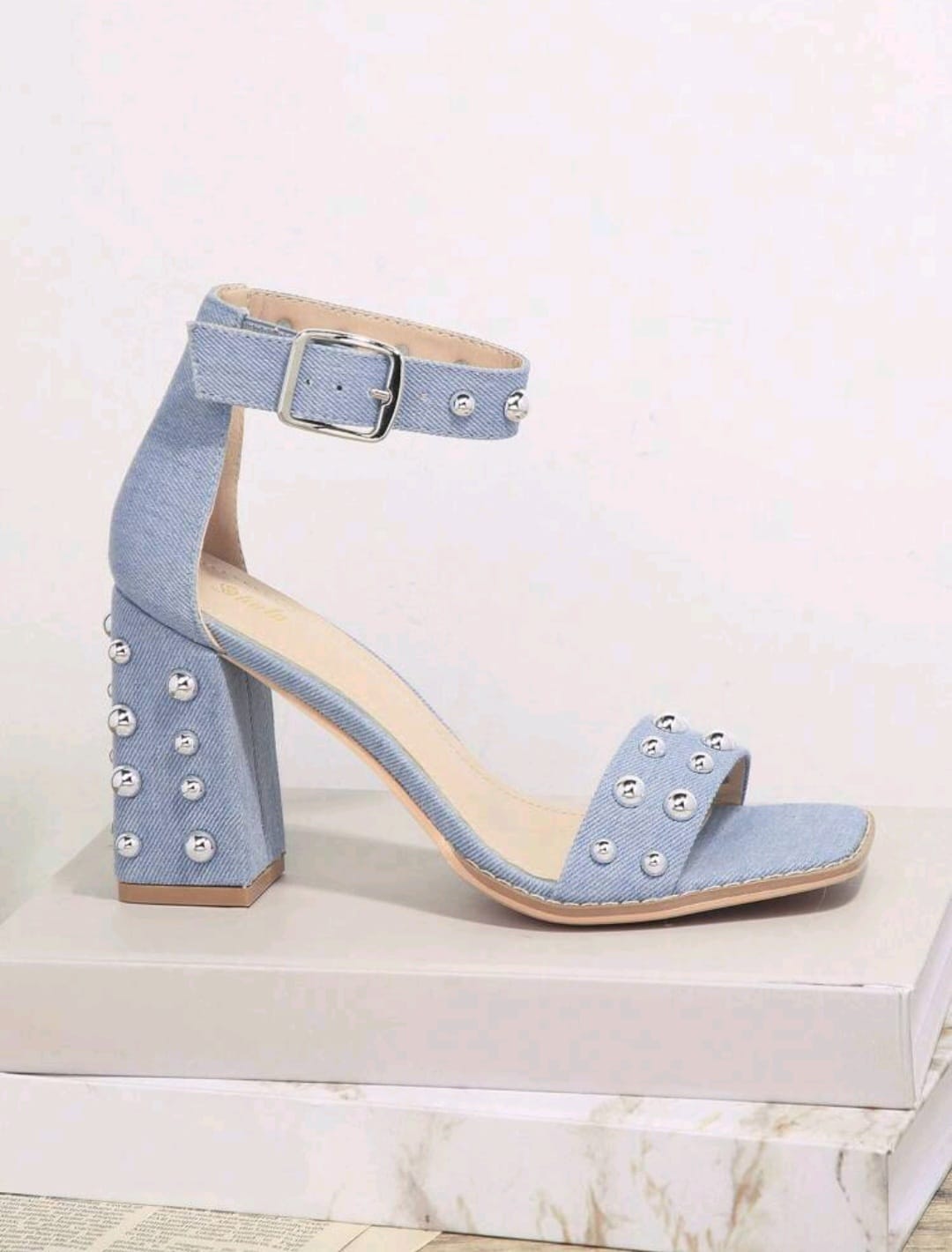 Sandalias Azul Jean - Talla 6.5