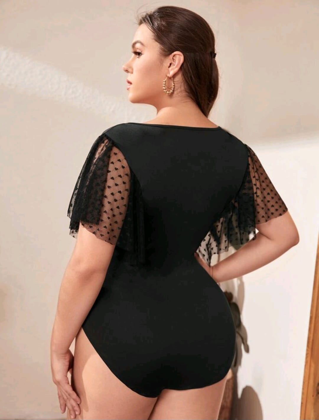 Leotardo Negro - Stretch - Talla 3XL