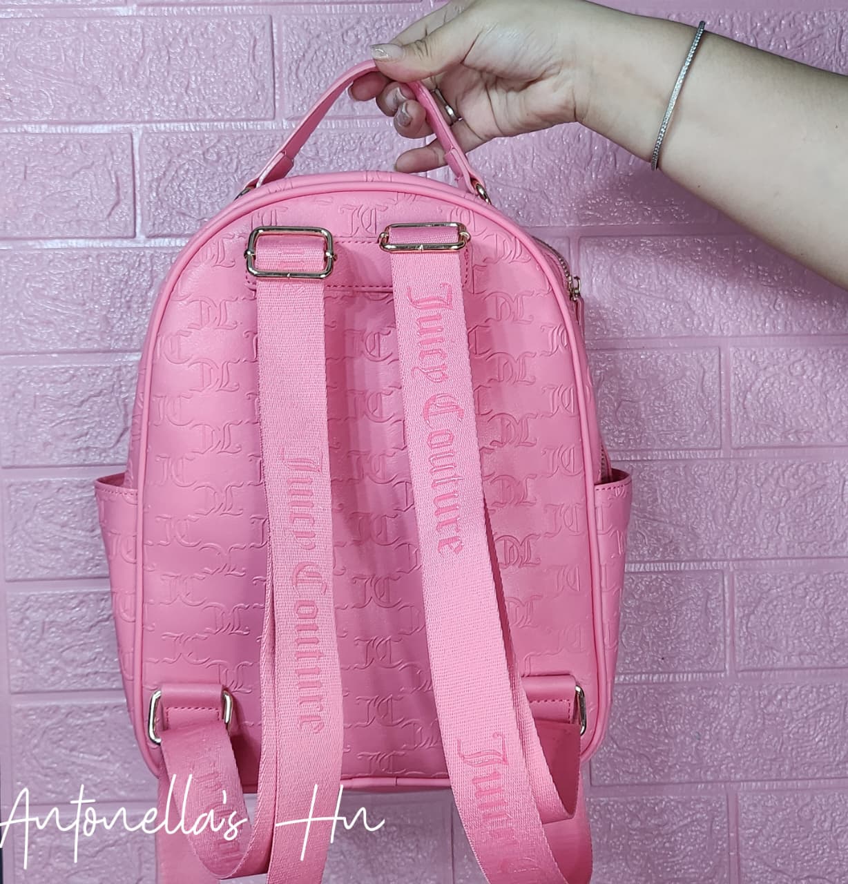 Juicy Couture Mochila y Monedero en Set Color Fuscia