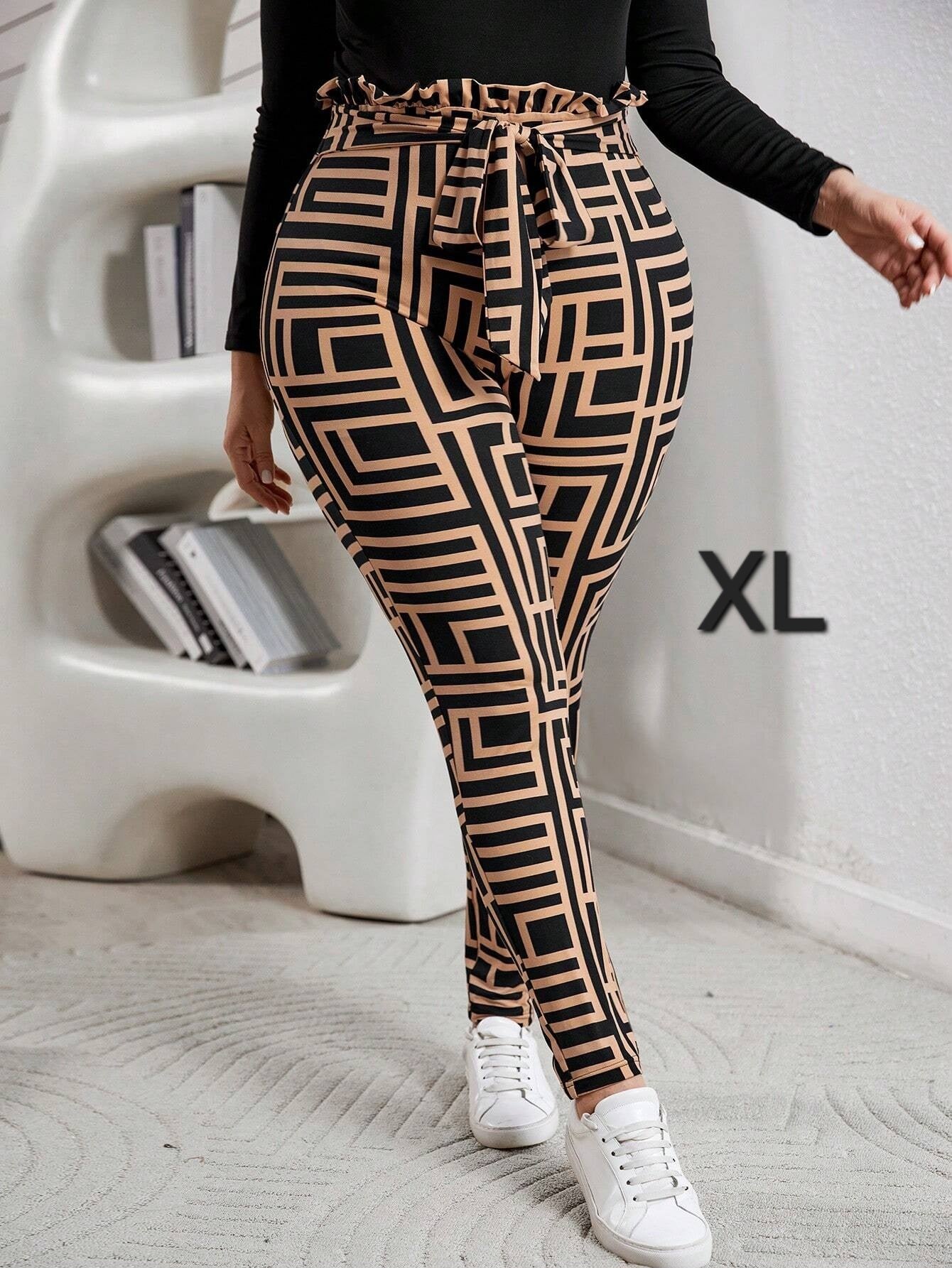 Pantalon a Cuadros - Stretch - Talla XL