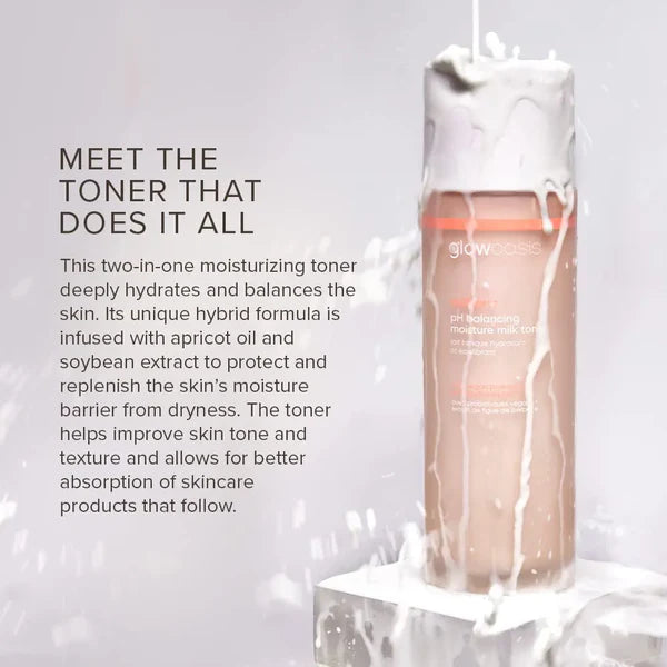 GlowOasis Milkdew PH Balancing Moisture Milk Toner 120ml- Tonico Balance PH de Leche.- Producto Coreano