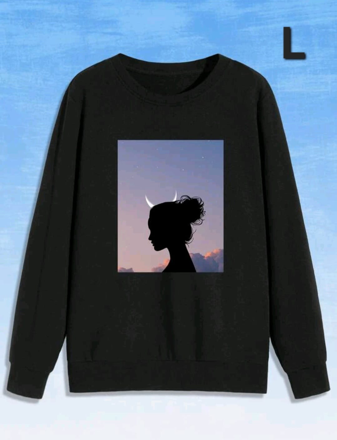 Sudadera Negra - Stretch - Talla L