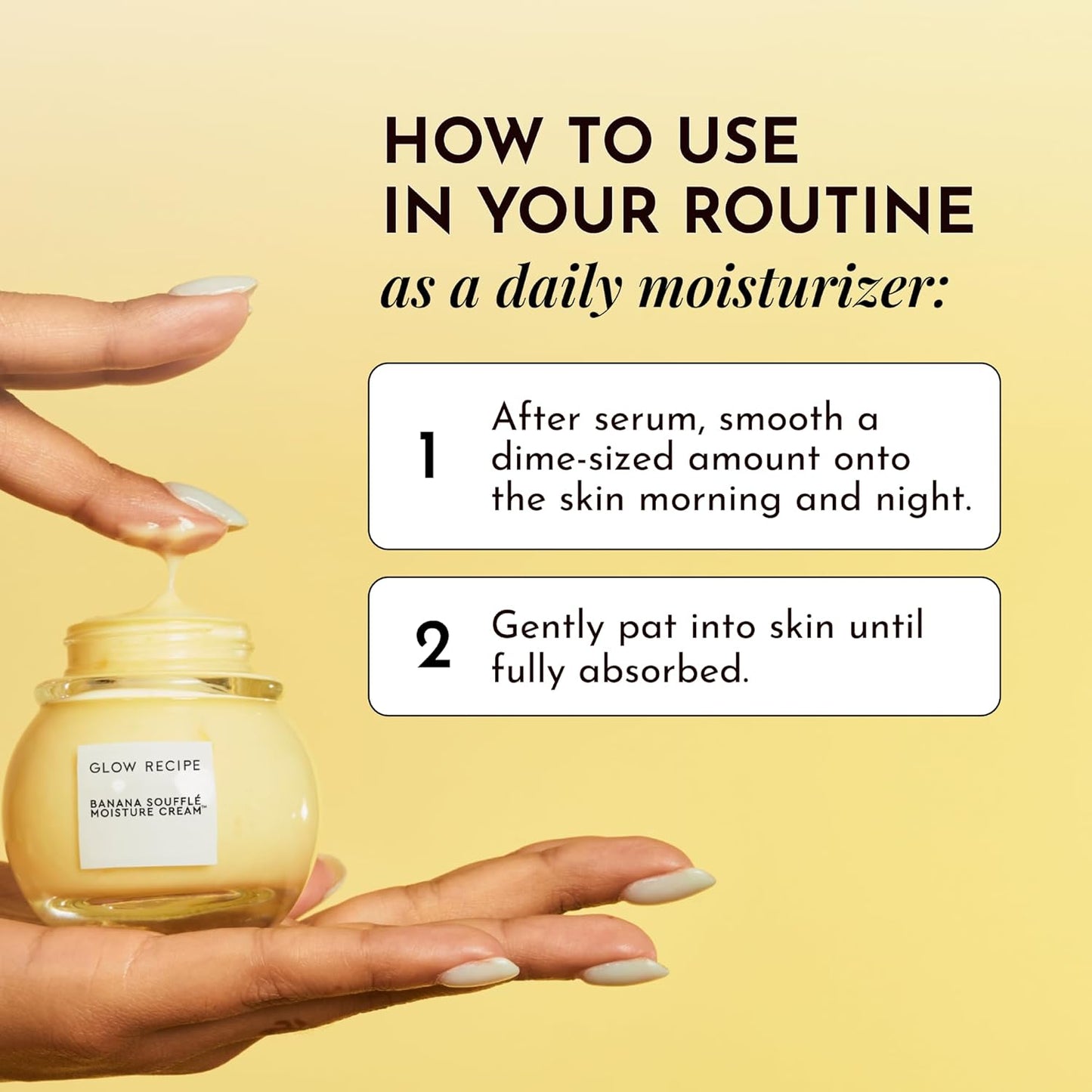 Glow Recipe Banana Souffle Moisture Cream 50ml -Crema Hidratante y Calmante