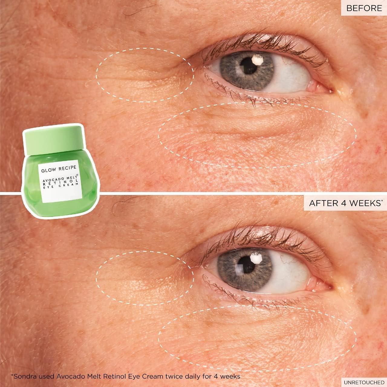 Glow Recipe Avocado Melt Retinol Eye Cream 15ml -Crema Reafirmante para Ojos