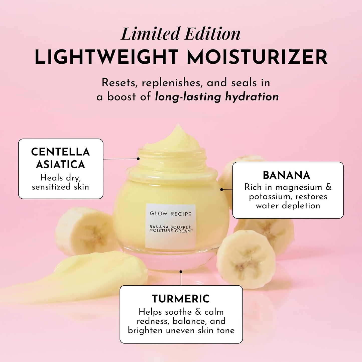 Glow Recipe Banana Souffle Moisture Cream 50ml -Crema Hidratante y Calmante