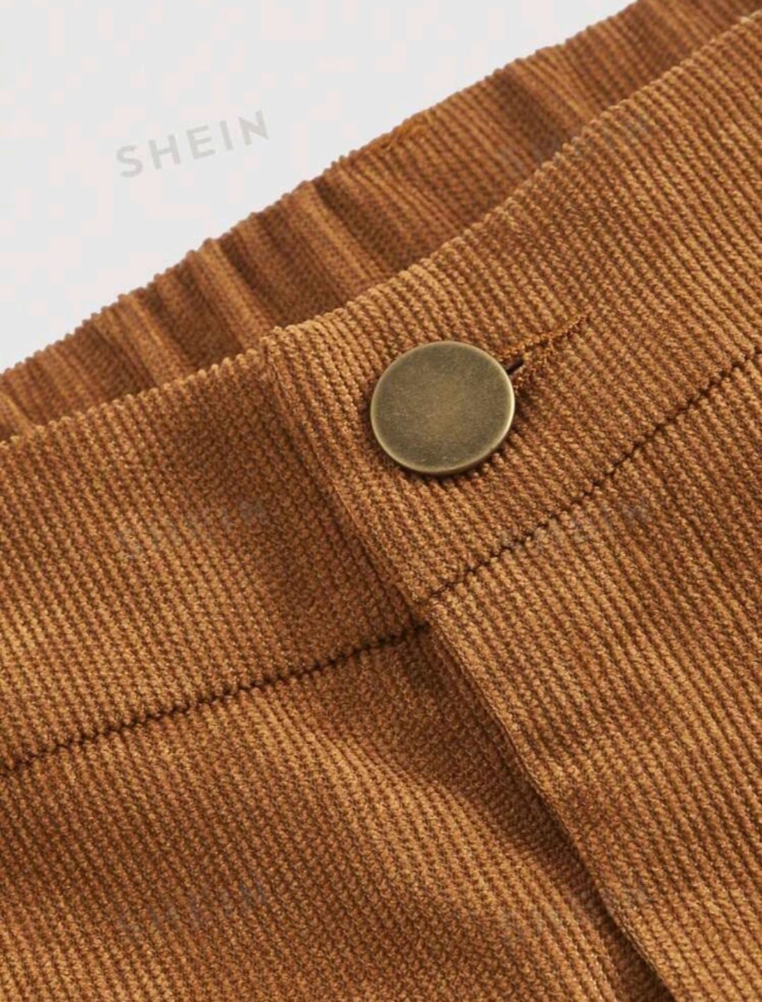 Pantalon Marron Corduroy - No Stretch - Talla XL -
