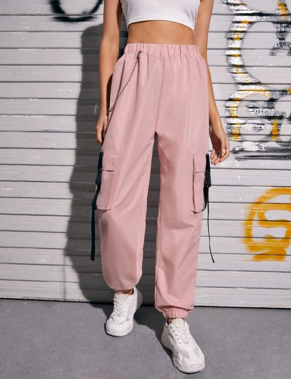 Pantalon Deportivo Rosa - Talla XL