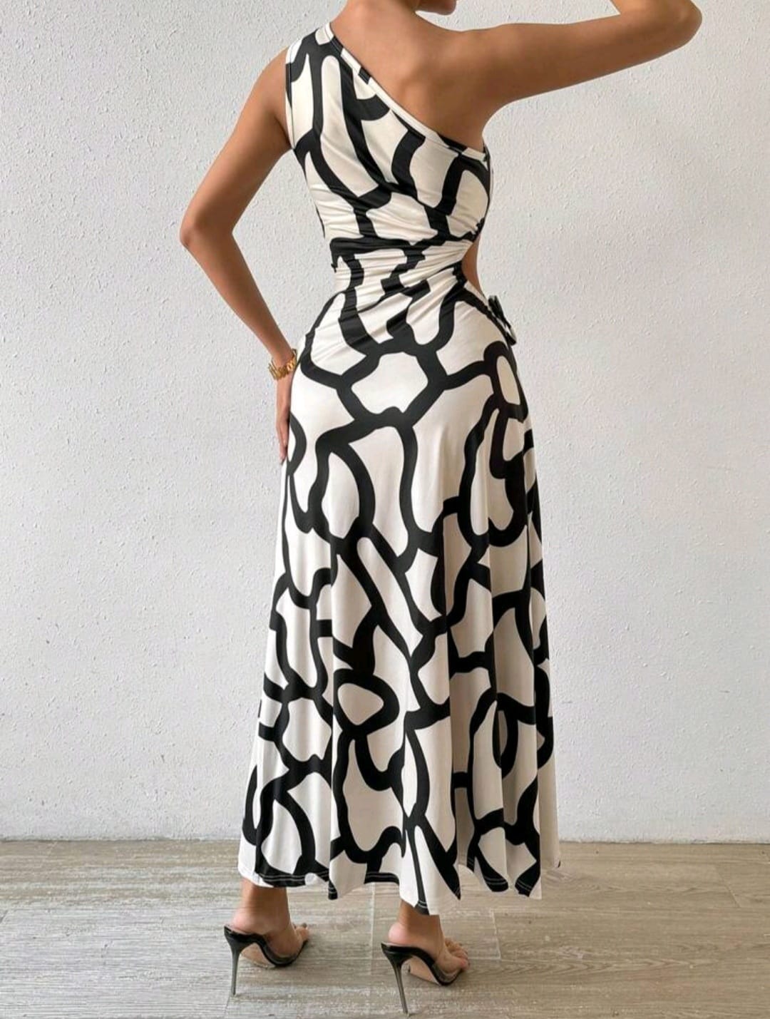 Vestido Abstracto - Stretch - Talla XL