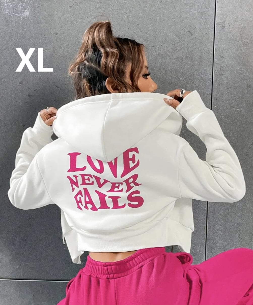 Hoodie Blanca - Stretch - Talla XL