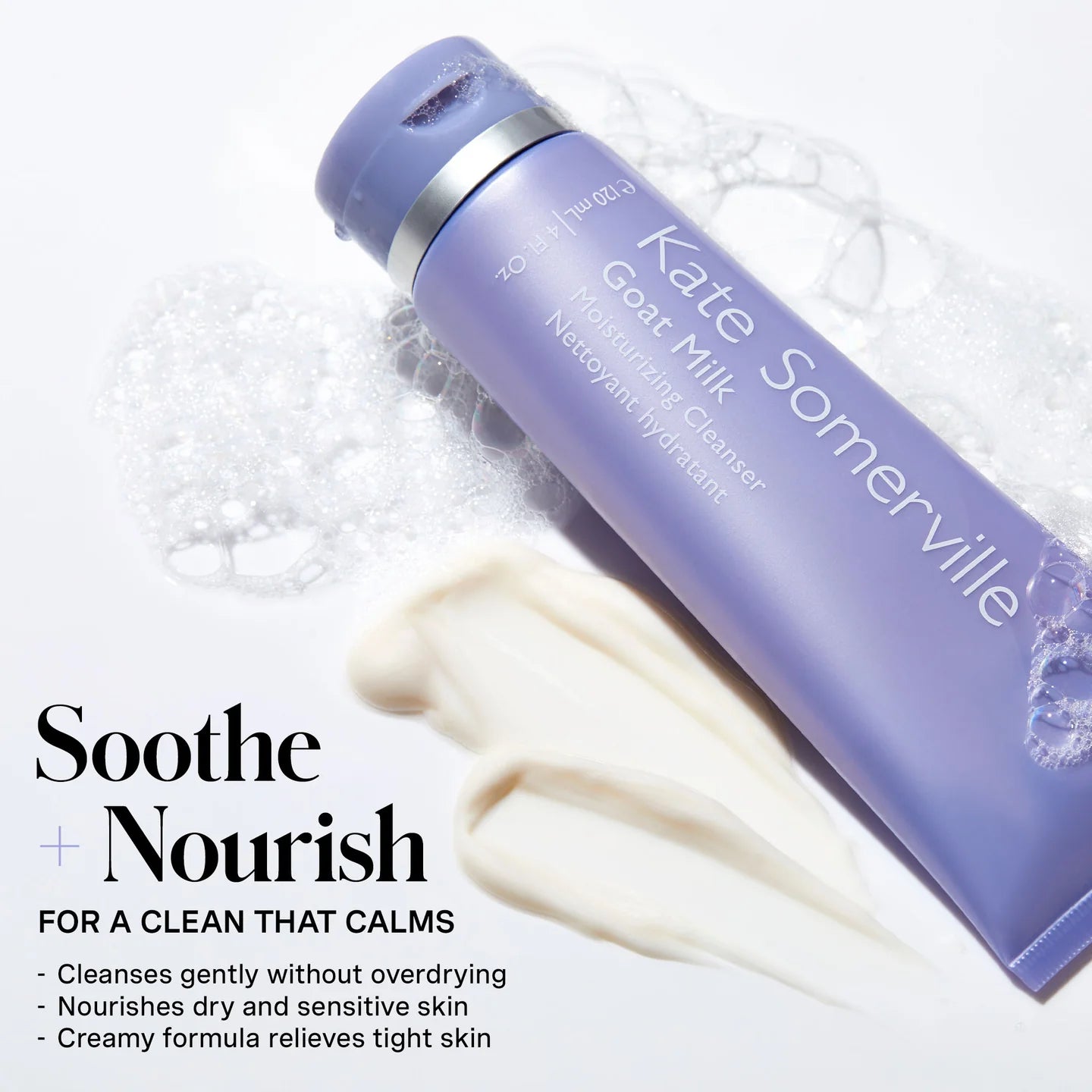 Kate Somerville Goat Milk Moisturizing Cleanser 120ml- Gel Limpiador a base de Leche de Cabra