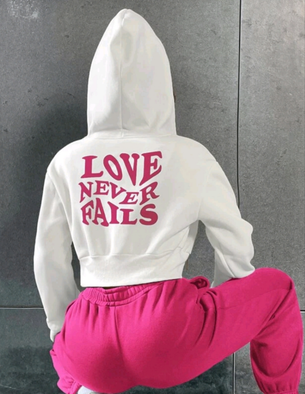 Hoodie Blanca - Stretch - Talla XL