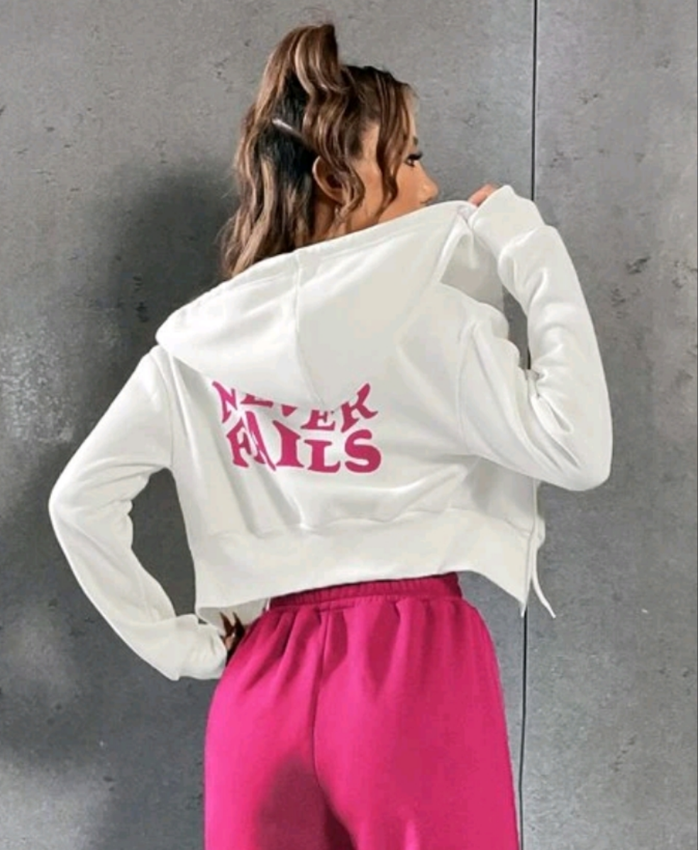 Hoodie Blanca - Stretch - Talla XL