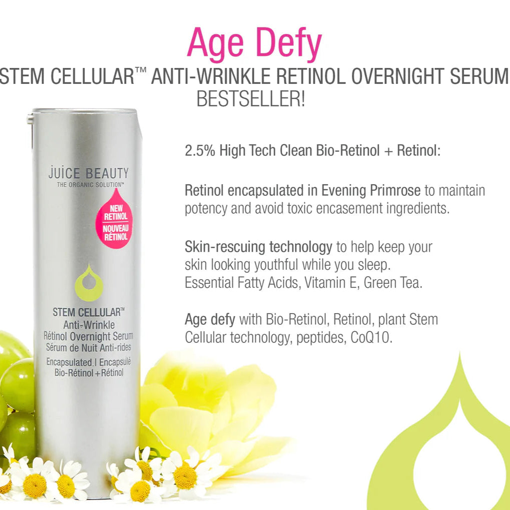 Juice Beauty Stem Cellular Anti-Wrinkle Serum 30ml- Suero de Celulas Madre anti-arrugas