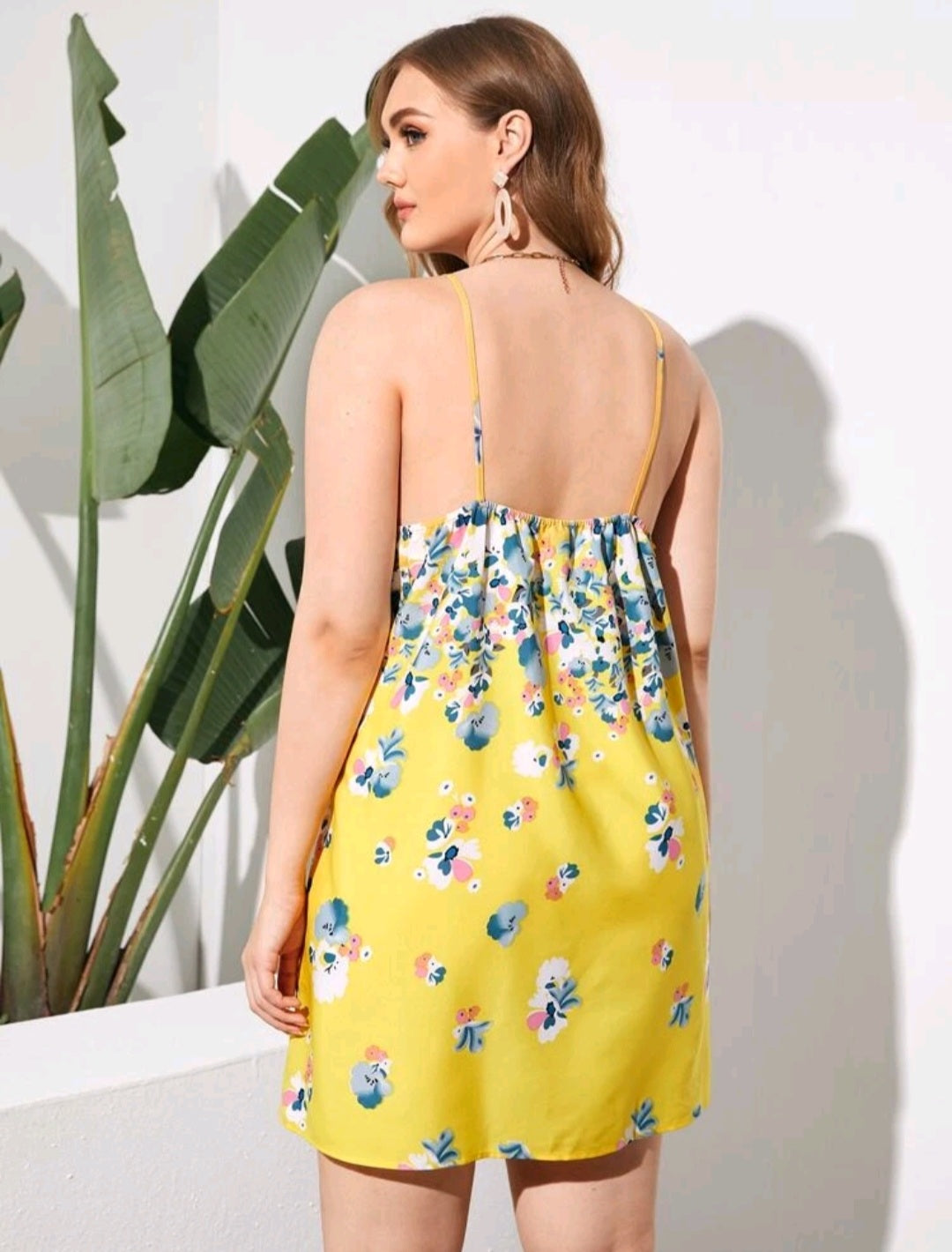 Vestido Amarillo - No Stretch - Talla 1XL