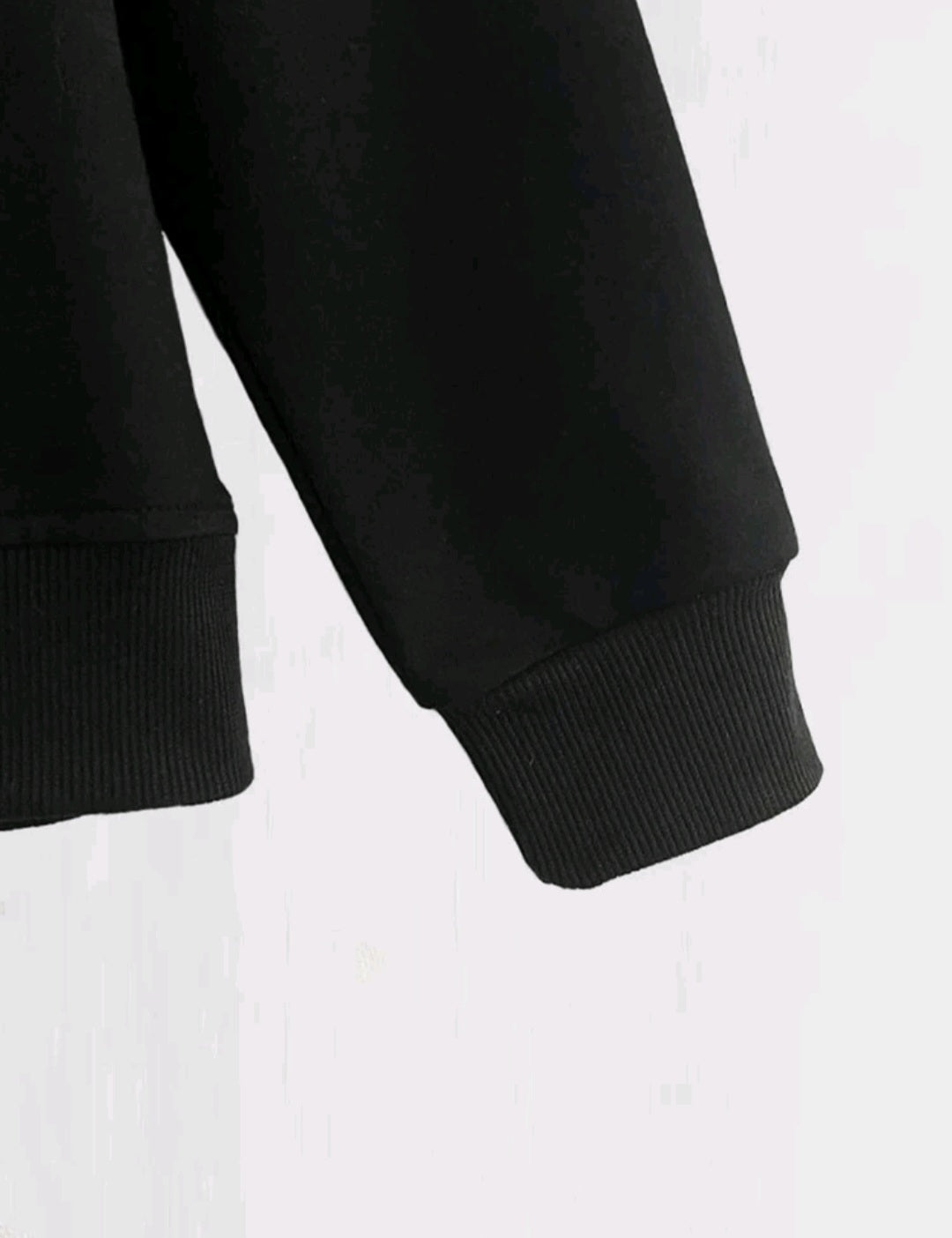 Sudadera Negra - Stretch - Talla L