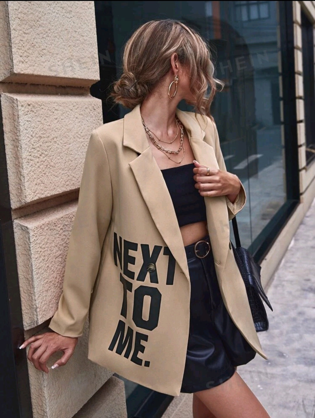 Blazer Beige - No Stretch - Talla XL