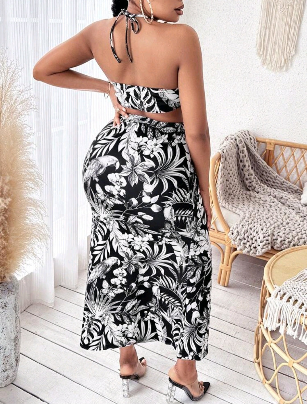 Coordinado Tropical - Stretch - Talla 1XL