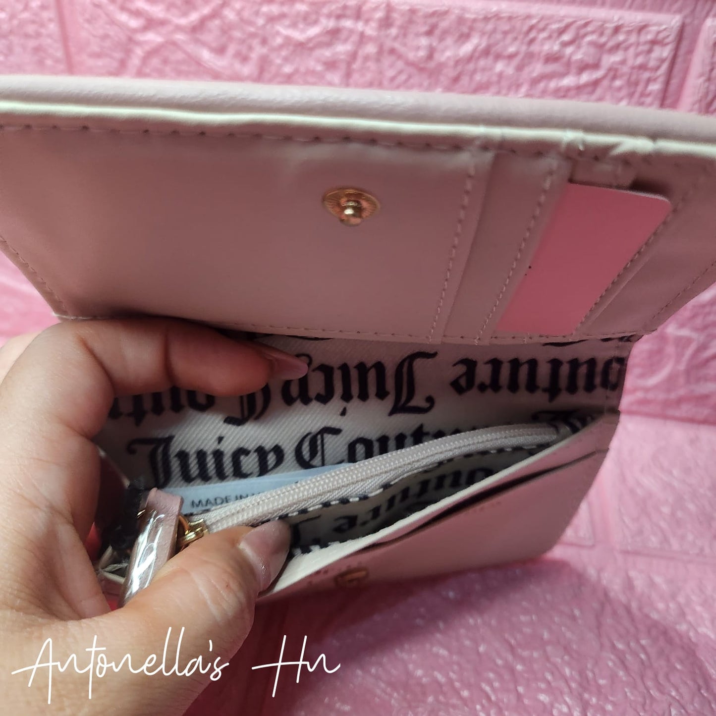 Juicy Couture Tarjetero - Monedero Color Rosa Nude