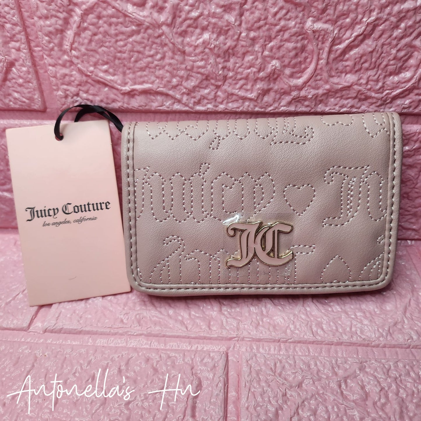 Juicy Couture Tarjetero - Monedero Color Rosa Nude