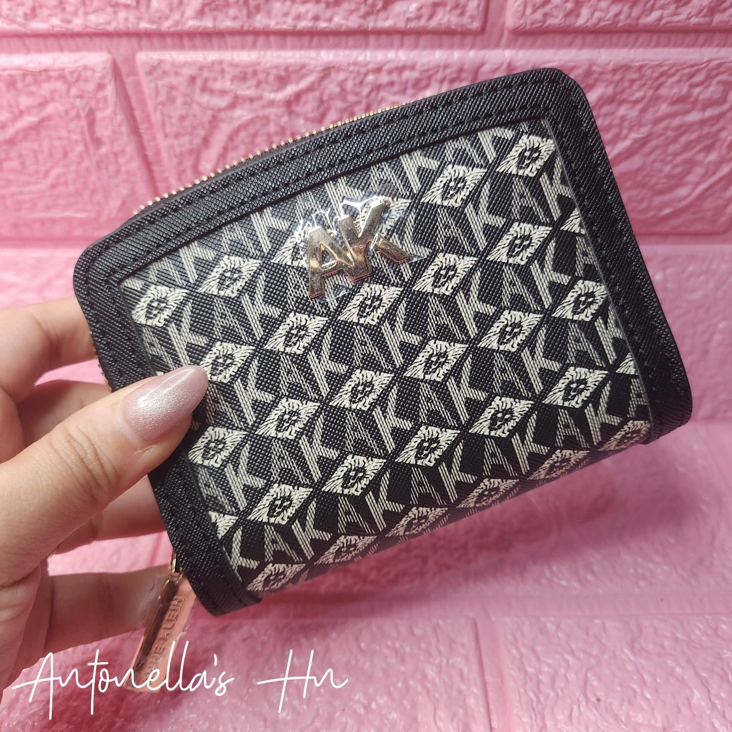 Anne Klein Monedero Color Beige/Negro