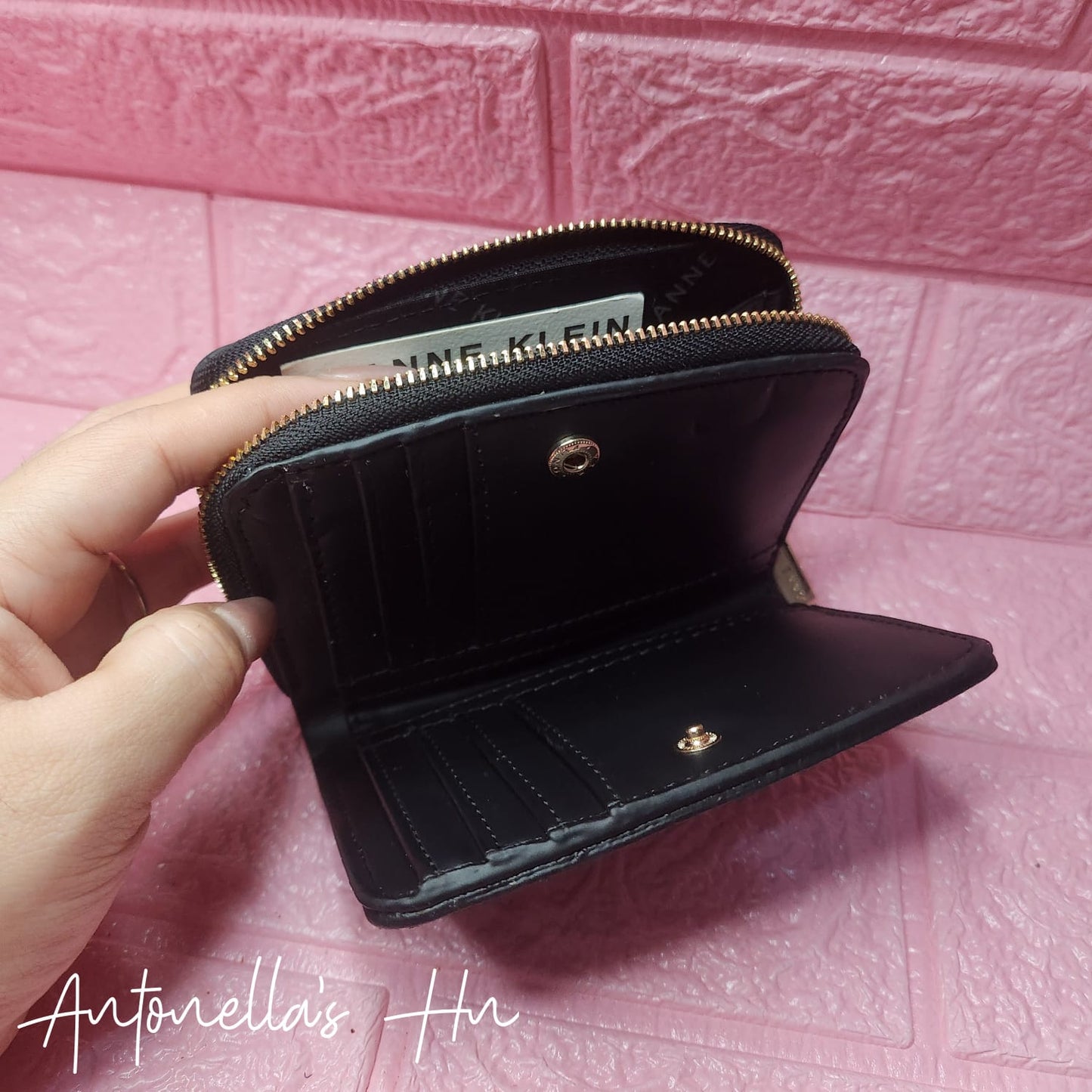 Anne Klein Monedero Color Beige/Negro