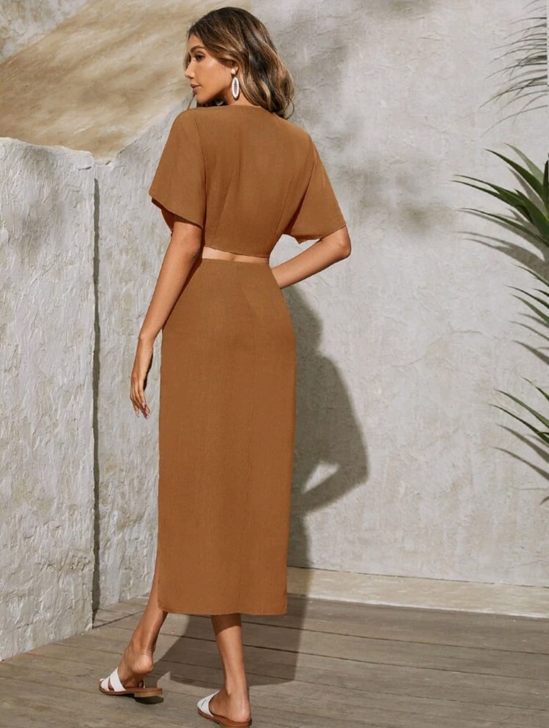 Coordinado Cafe - No Stretch - Talla XL