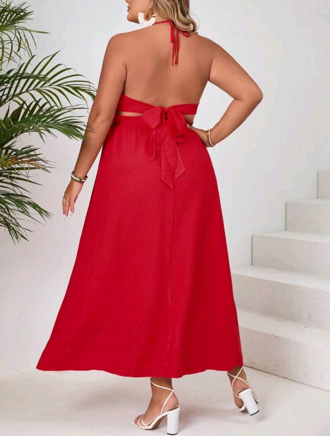 Vestido Rojo - No Stretch - Talla 3XL Queda 2XL