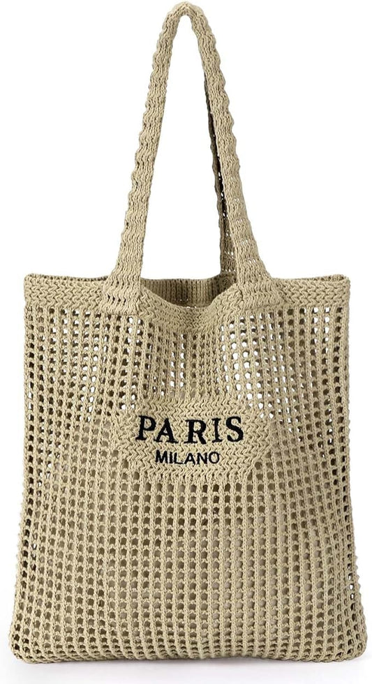 Bolso Playero Croshet Paris