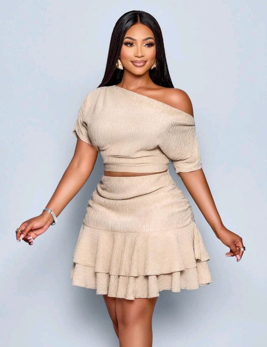 Coordinado Beige - Stretch - Talla XL