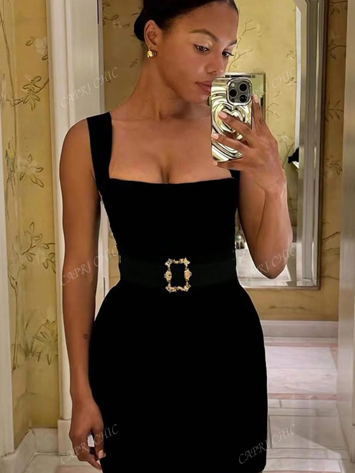 Vestido Negro - Stretch - Talla XL Incluye Faja