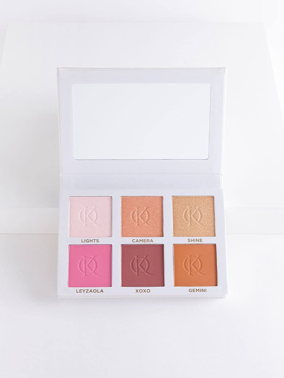 KENIA ONTIVEROS Blush and Shine Kit - Paleta para Rostro y Mejillas