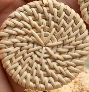 Aretes de Playa de Mimbre