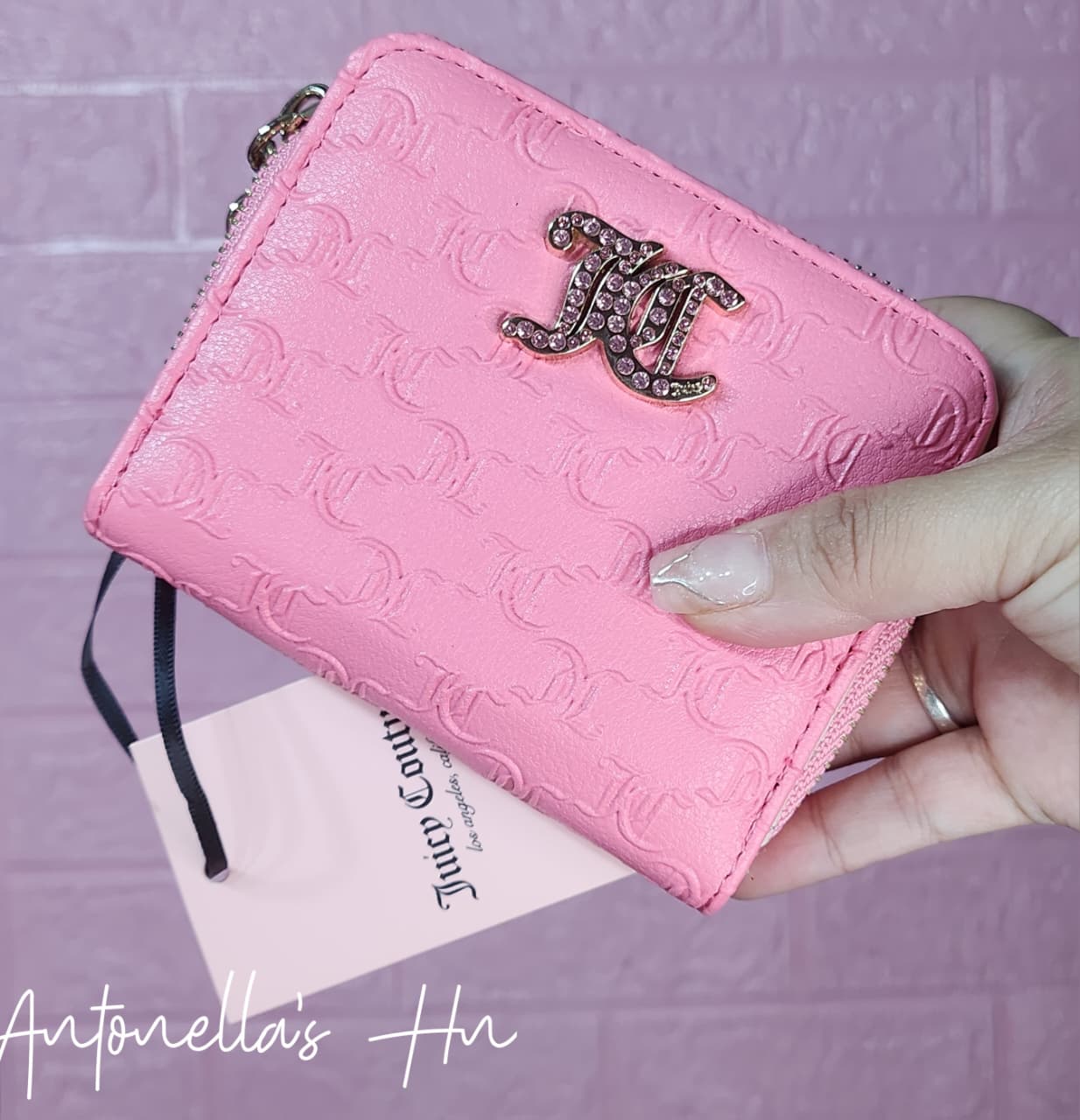 Juicy Couture Mochila y Monedero en Set Color Fuscia