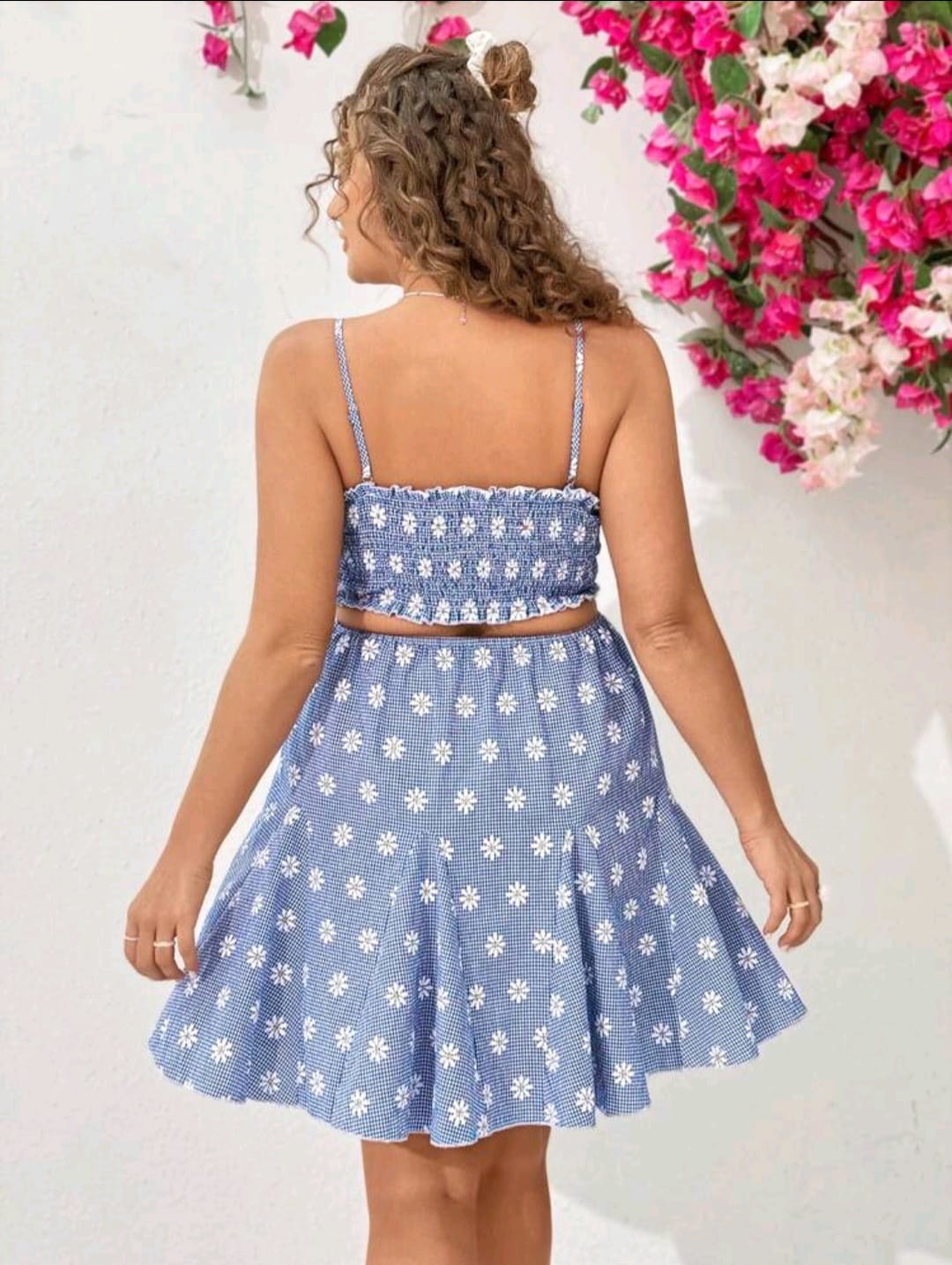 Vestido Floral - Stretch - Talla XL