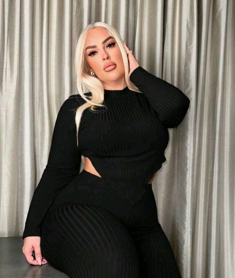 Crop Top Negro - Stretch - Talla XL