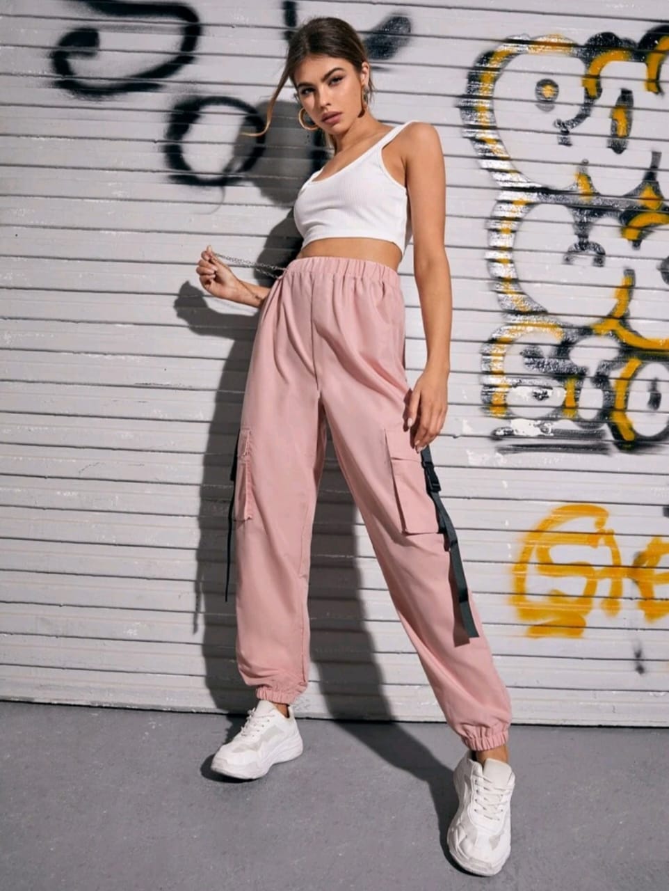 Pantalon Deportivo Rosa - Talla XL