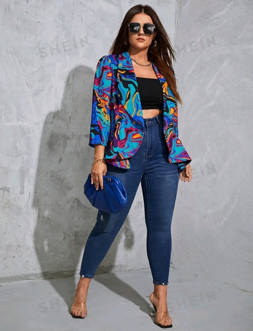 Blazer Abstracto - Stretch - Talla XL