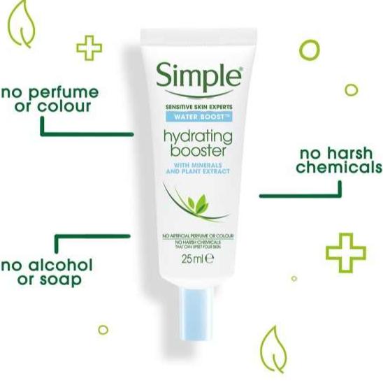 Simple Hydrating Water Booster 25ml - Gel Hidratante a base de Agua