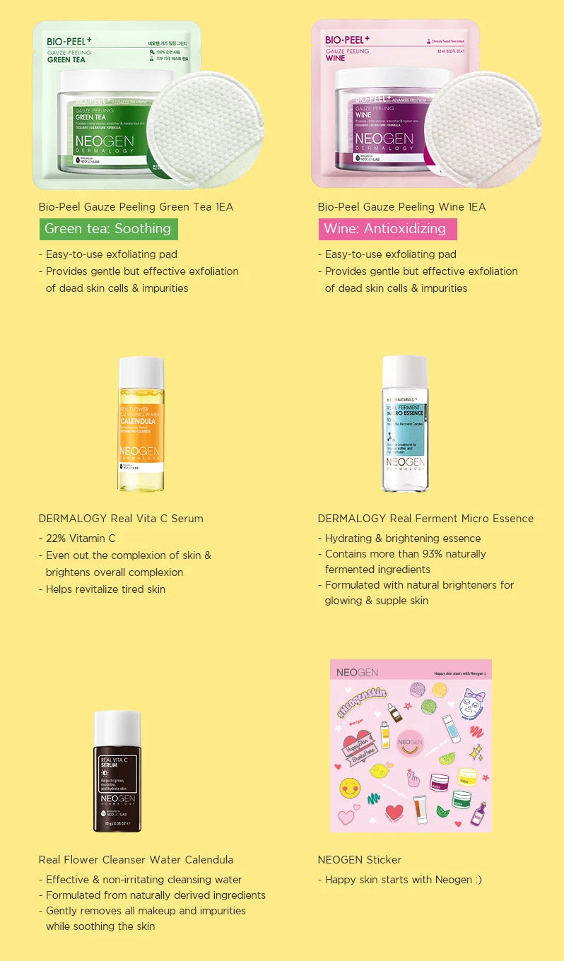 Neogen Trial Kit "Happy Skin Starts Here" 5 Pzas Mini