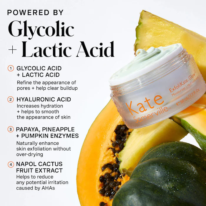 Kate Somerville Exfolikate Glow Moisturizer 50ml- Exfoliante Hidratante Luminoso
