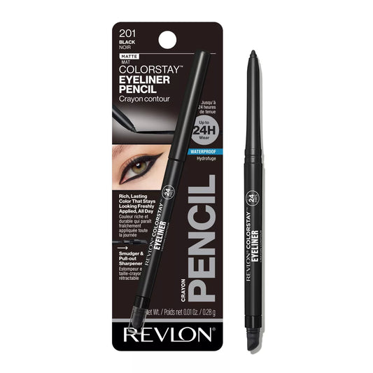 Revlon Colorstay Eyeliner Pencil Crayon Contour No.201 Black Noir