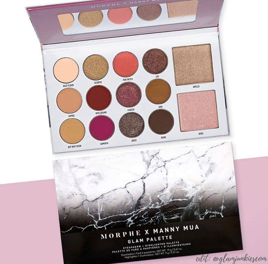 MORPHE x Manny Mua Glam Palette - Paleta de Sombras para Ojos
