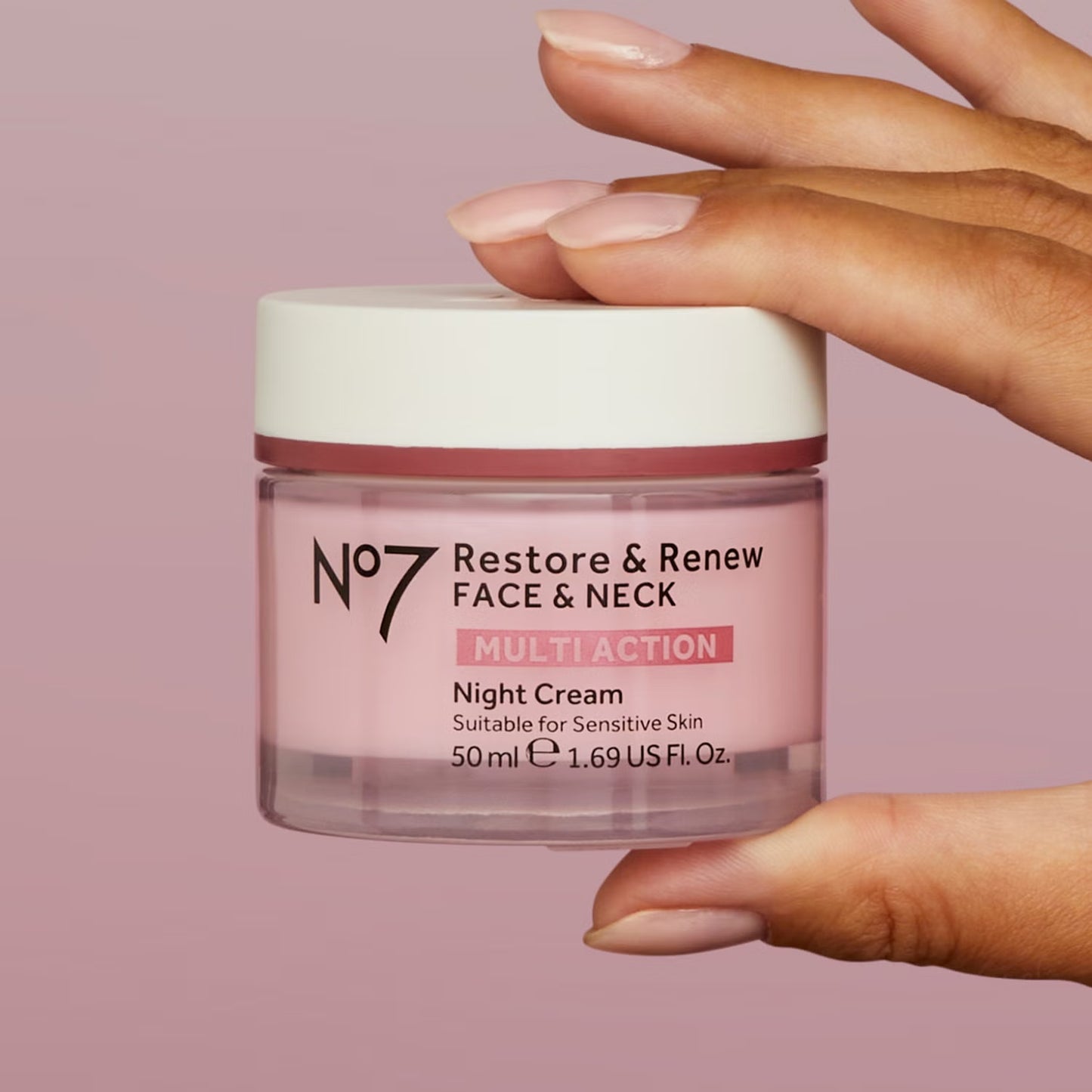 No.7 Restore & Renew Face&Neck MultiAction Night Cream 25ml - Crema Nocturna para Cara y Cuello