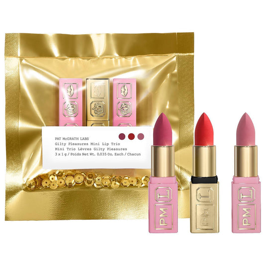 PAT McGRATH LABS Gilty Pleasures Mini Trio Nudes - MINI Lips Trio Matte