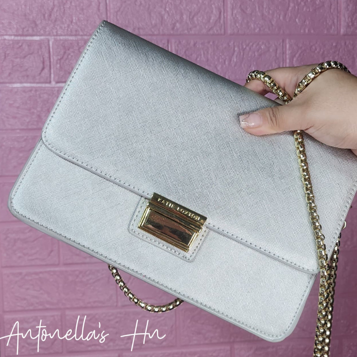 Katie Loxton Anya Bolso - Clutch Plateada